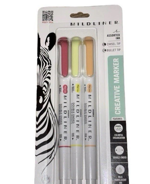 S Set Of 3 Double Ended New