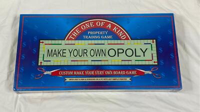 MAKE YOUR OWN OPOLY Board Game 1998 Customize Monopoly NEW | eBay