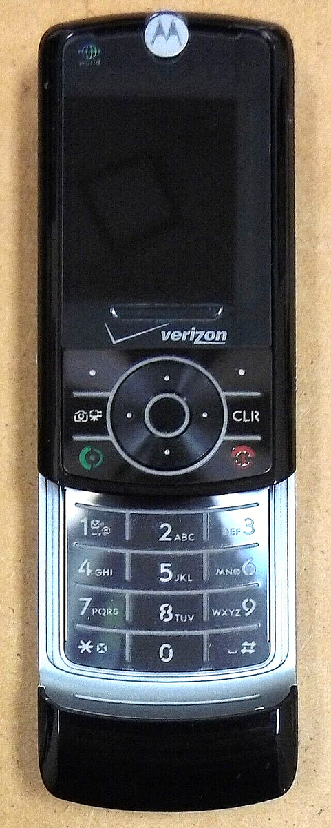 Motorola RIZR Z6c World Edition - Black ( Verizon ) Very Rare