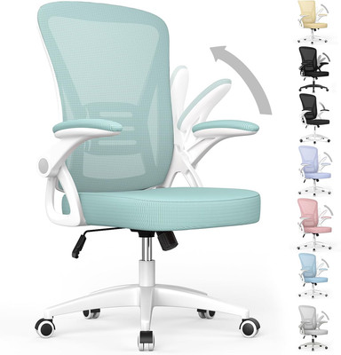 Ergonomic Office Chair, Computer Chair with Adjustable Height, Flip-Up Arms and 