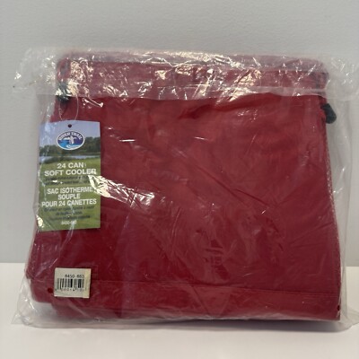 River Trail Canada Flag 24-cans Soft-Sided Cooler Red Maple Leaf NEW W/ Tag