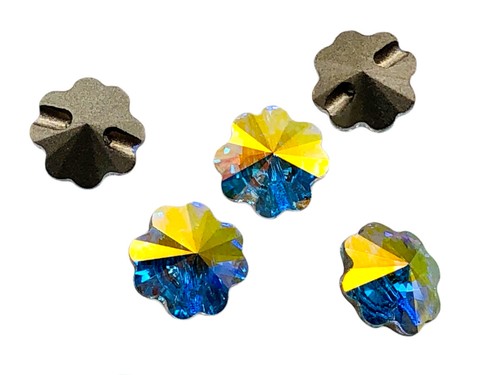 Crystal Glass Buttons For Shirts, Costumes, EIMASS® Exquisite Range Sew On - Picture 2 of 15