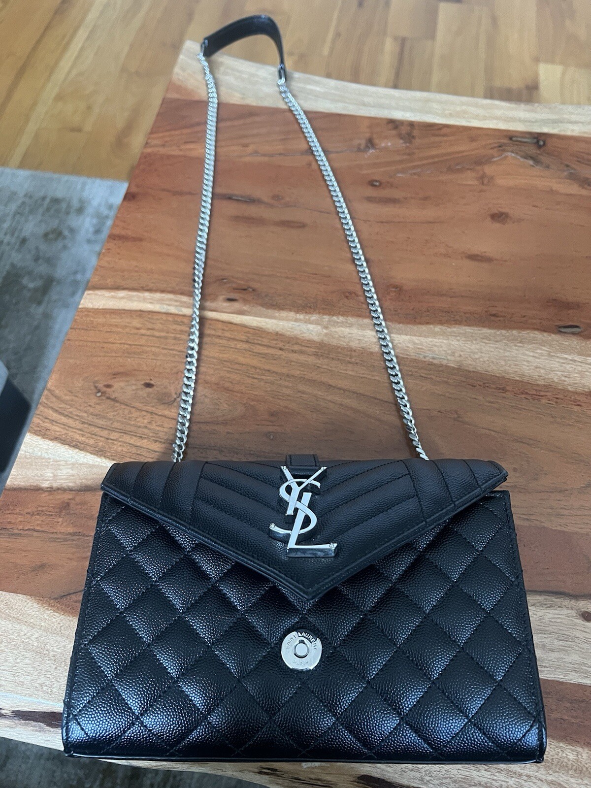 SAINT LAURENT Borsa a tracolla ysl autentica usata