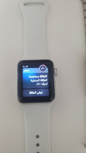 Apple Watch Series 3 38mm Silver Aluminum Case ION X Glass GPS WR 50m | eBay