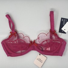 Agent Provocateur Lorna Hot Pink Bra 32C NWT
