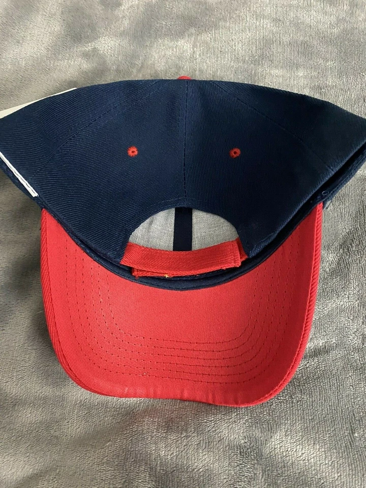 CLASSIC CHIEF WAHOO THROWBACK RETRO LOGO CURVED BILL HAT ADJUSTABLE STRAP NEW W1 - Image 3 of 4