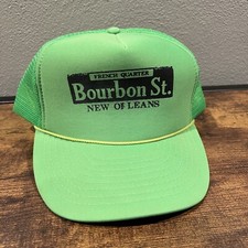 Bourbon St. New Orleans Men's Navy Souvenir Foam Mesh Snapback Trucker Hat Cap