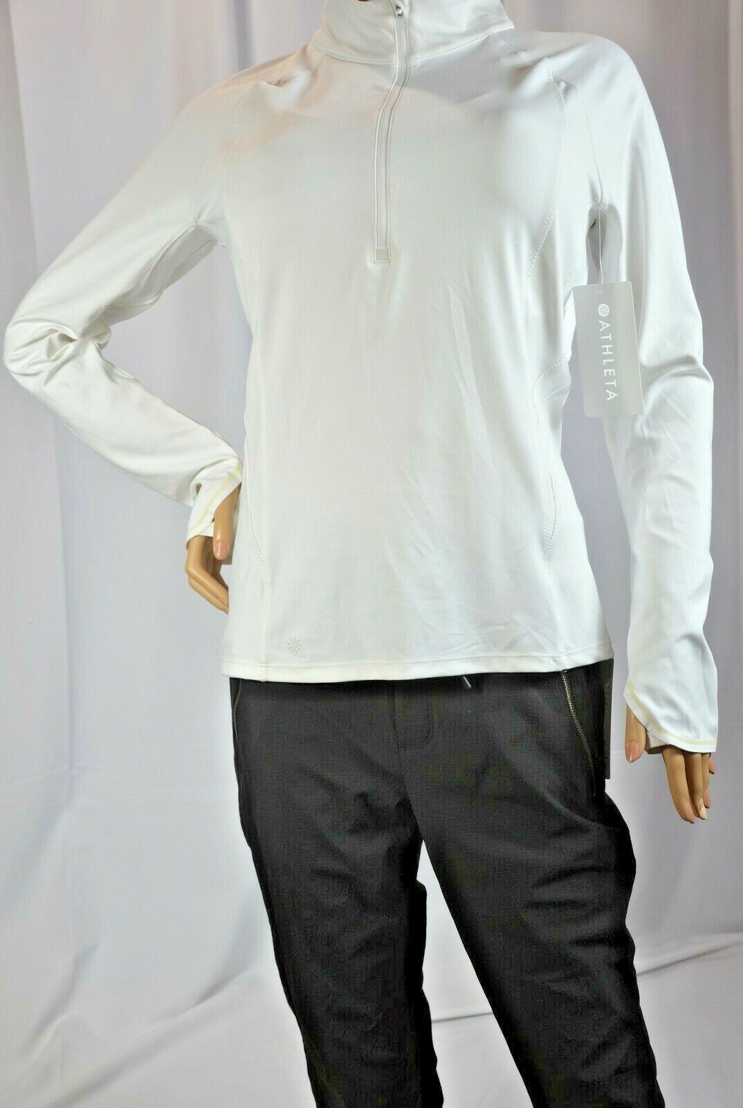 athleta run free half zip