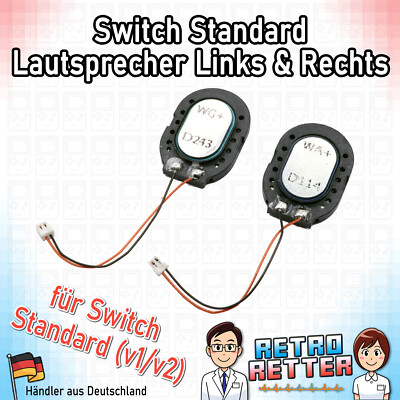 2x Nintendo Switch v1/v2 Lautsprecher mit Kabel - Speaker Links Rechts Boxen