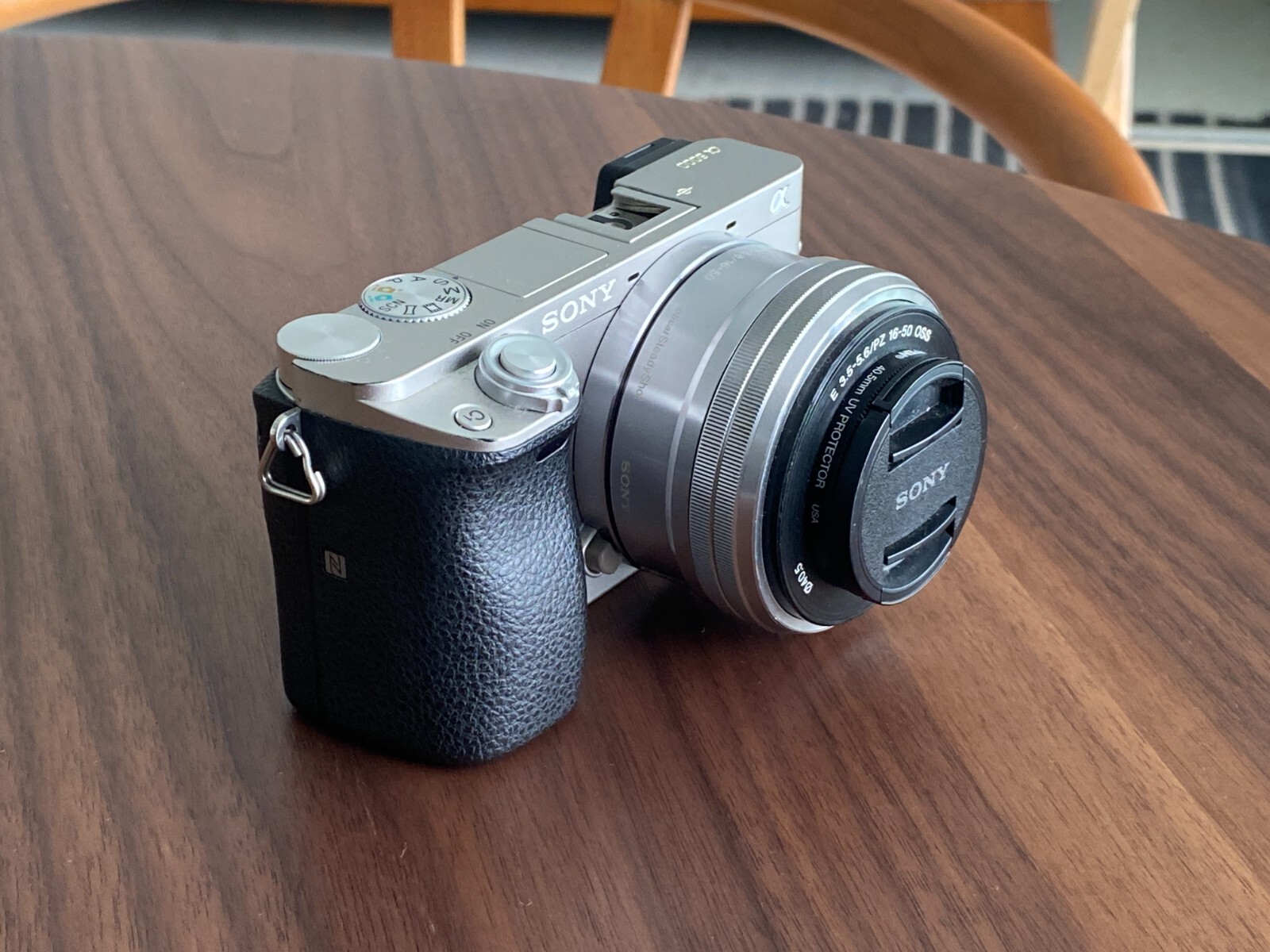 Sony Alpha A6000 24.3MP Camera Silver (Camera Works but Lens Not