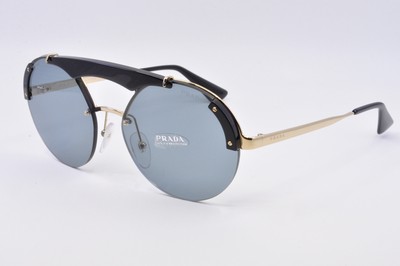 Prada Sunglasses PR52US 1AB3C2 Pale Gold/Black, Size 37-137-140