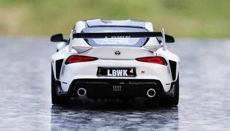MINI GT 1:64 LBWK LB WORKS GR Supra White Model Car in box