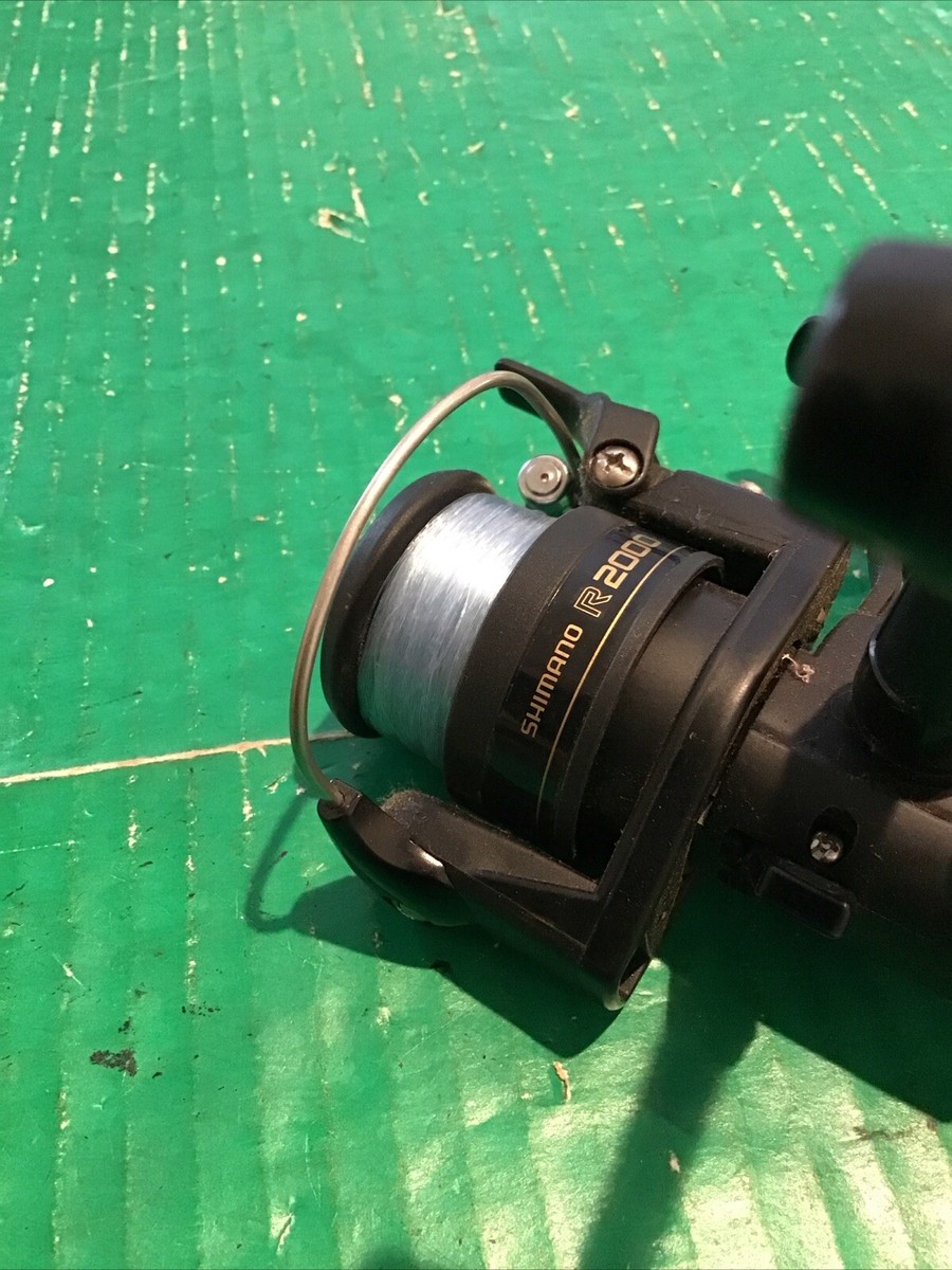 Vintage SHIMANO IX R2000 Fishing Spinning reel Rear Drag Quick