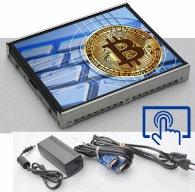 19'' 48cm USB 3M TOUCH SCREEN CAPACITIVE OPEN FRAME MONITOR 12 VOLT LION PLAY 11