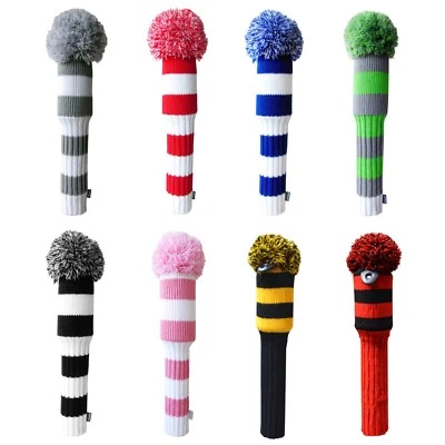 EGIGO/ TOUR FIT Egigo Bommel Kopfbezug Wolle Strick Premium Golfschläger Kopfbezug