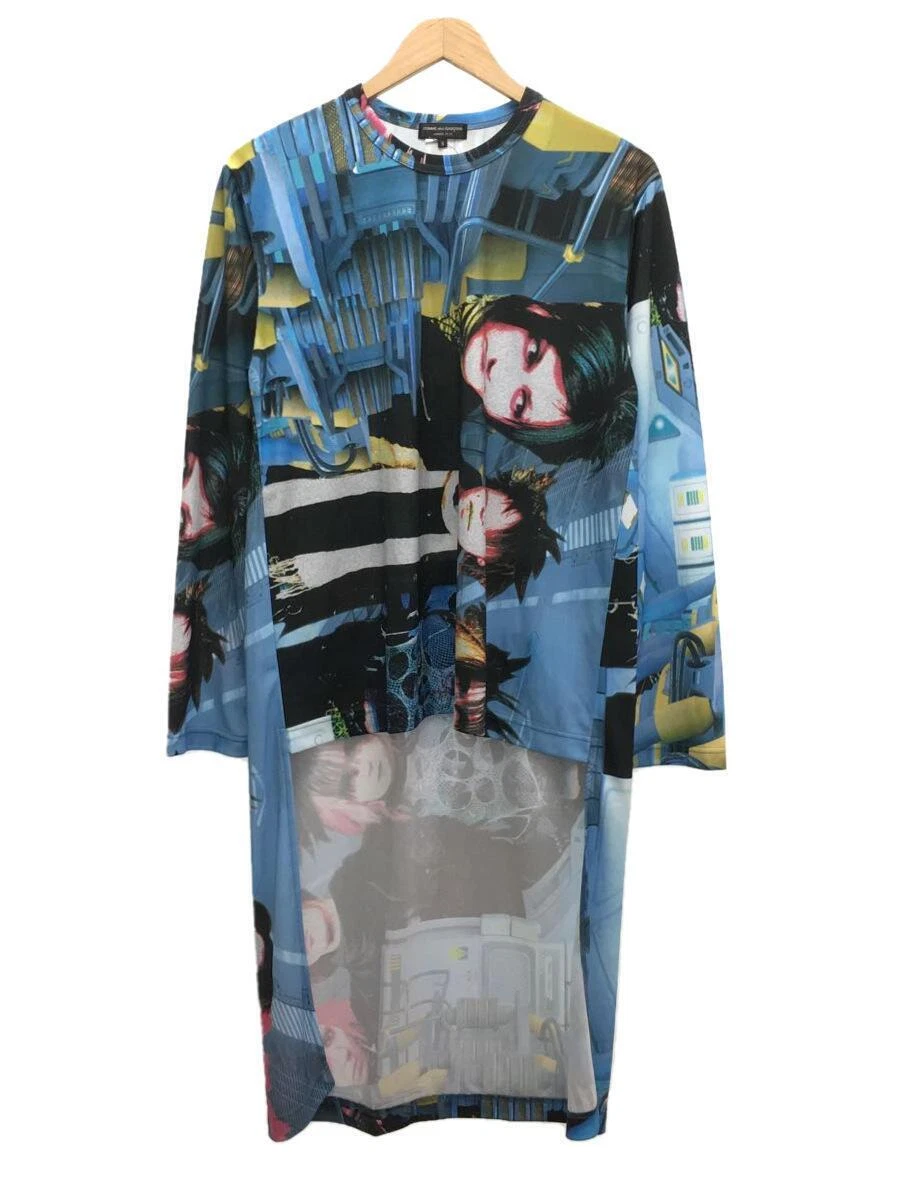 COMME des GARCONS HOMME PLUS 20SS cut and sew S blue polyester AD2019/PE-T030