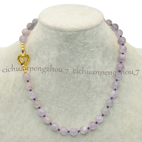 Natural 6/8/10/12/14mm Round Multicolor Gemstone Beaded Jewelry Necklace 18'' - Picture 122 of 221