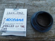 58mm Adorama Lens Hood Rubber on Metal LNH58