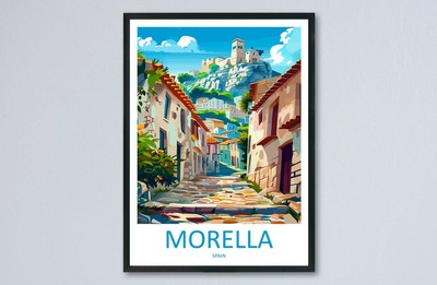 Morella Travel Print Wall Art Morella Wall Hanging Home Dcor Morella Gift Art