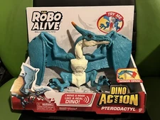 Robo Alive Dino Action Pterodactyl by ZURU - Wings Open and Roars - BRAND NEW
