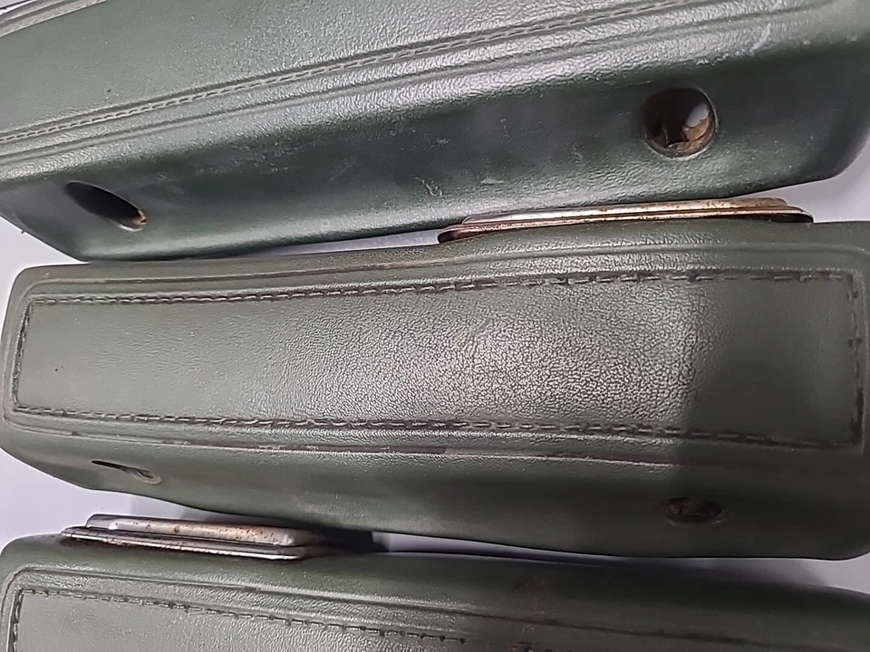 Green 1968 1969 1970 Dodge Charger Mopar B-Body Rear Arm Rests Used - Image 4 of 4