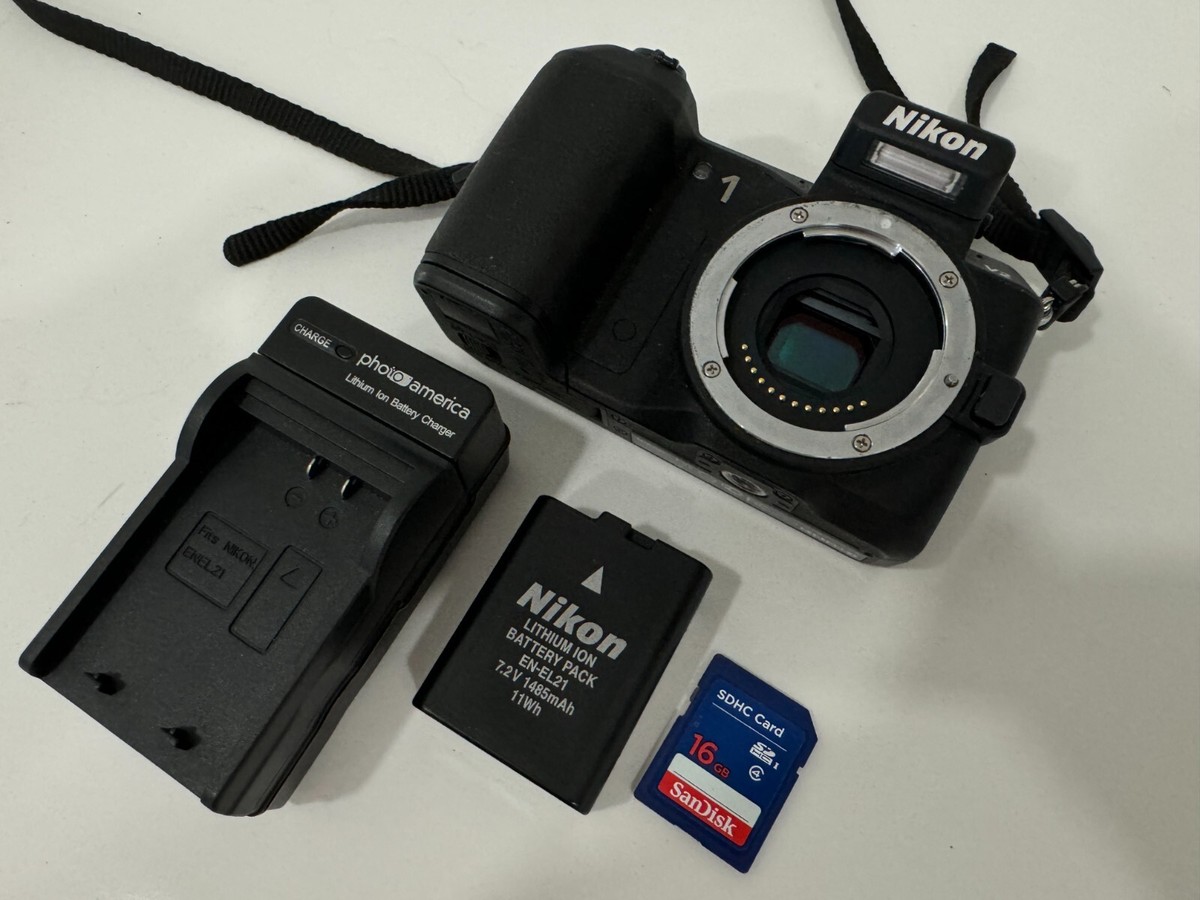 Nikon 1 V2 Mirrorless Digital Black Camera Body - Read! | eBay