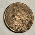 1875 INDIAN HEAD U.S. cent, Fine. Some crusty areas. #uu1