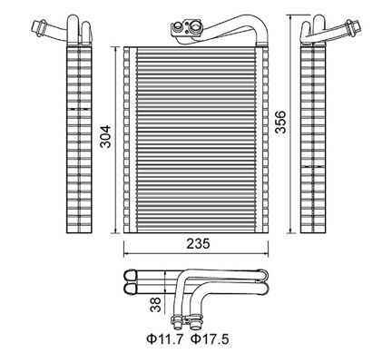 Verdampfer, Klimaanlage FüR Mercedes AMG C190 R190 Mercedes CLS C218 X218-image