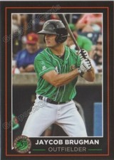 2019 Norfolk Tides Jaycob Brugman RC Rookie Baltimore Orioles