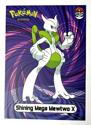 2024 SHINY POKEMON Card #162 MEGA MEWTWO X Peru Edition | eBay