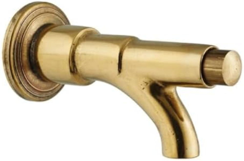 Montserrat Rubinetto Fontana Pubblica 1/2 Pollicie Ottone Lucido a Pulsante