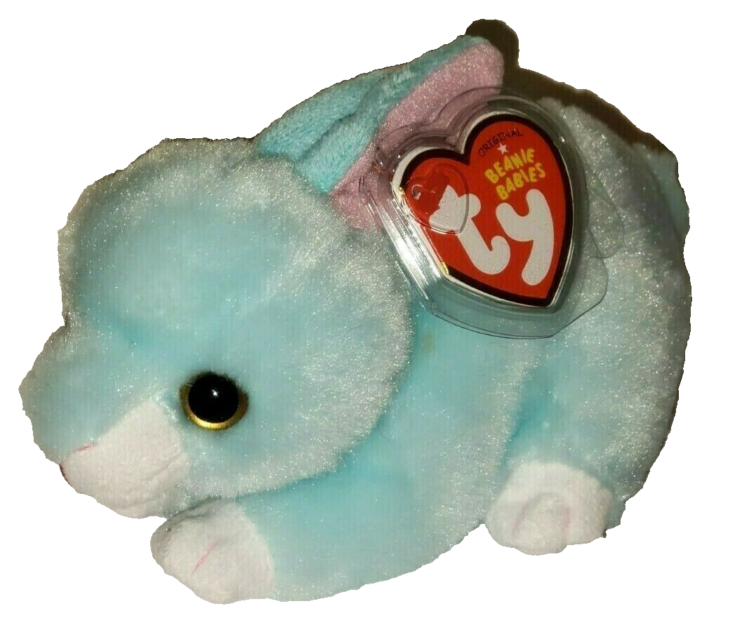 Ty Beanie Baby JUMPER the Blue Bunny Rabbit 6