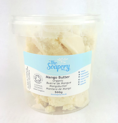 Mangobutter Bio 25g - 1kg reine Qualität für Haare, Haut, Seife und Feuchtigkeitscreme