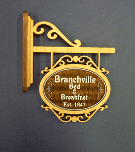 1:12 Miniature Personalized Hand Painted Dollhouse Sign