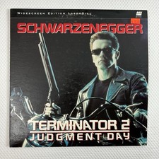 Terminator 2 Judgment Day Laserdisc 1991 2-Disc Widescreen Arnold Schwarzenegger