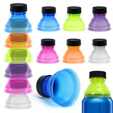 12 Pack Can CoversReusable Pop Can Bottle Tops Lids for Soda Carbonated Drink