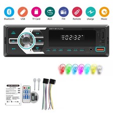 Autoradio mit Bluetooth BT Freisprech 7 Farbe...