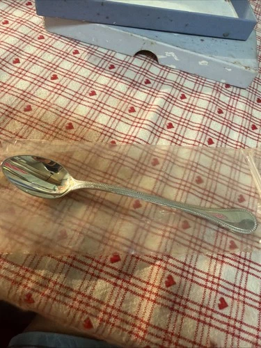 Lunt Sterling Infant Feeding Spoon 5 1/4" In Plastic Never Used