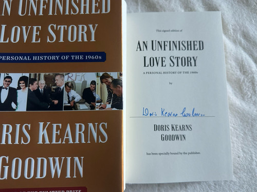 Signed 1st/1st An Unfinished Love Story by Doris Kearns Goodwin 2023 hardcover - Picture 1 of 7