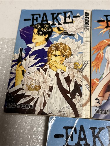 5 FAKE Manga Series Lot English Version Volumes 1,3,4,6,7 Tokyopop Sanami Matoh - Picture 10 of 18