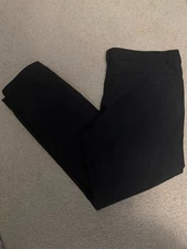 Nike Women's Dri Fit Performance Golf Black Pants Size 12  