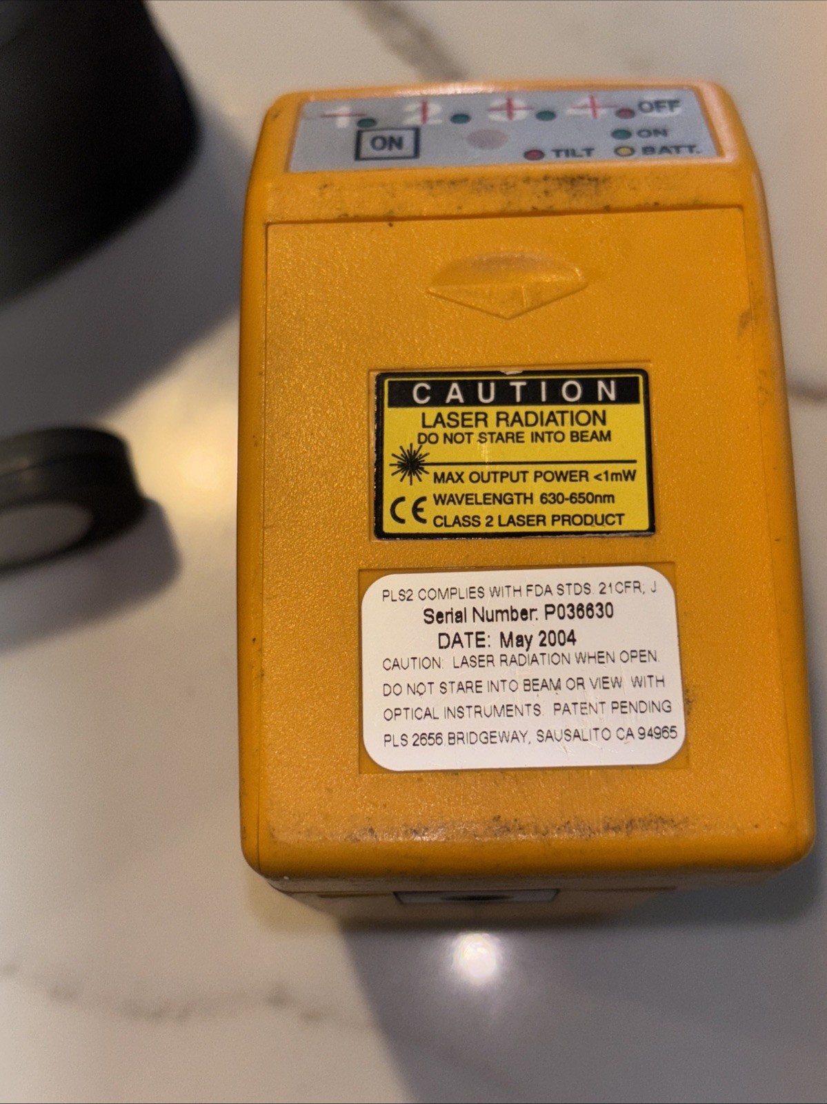 PLS 2 Cross Line Red Palm Laser Level (PLS2)