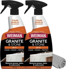 Granite and Stone Cleaner 3-In-1, Removes Grease, Stains & Watermarks, Streak-Fr