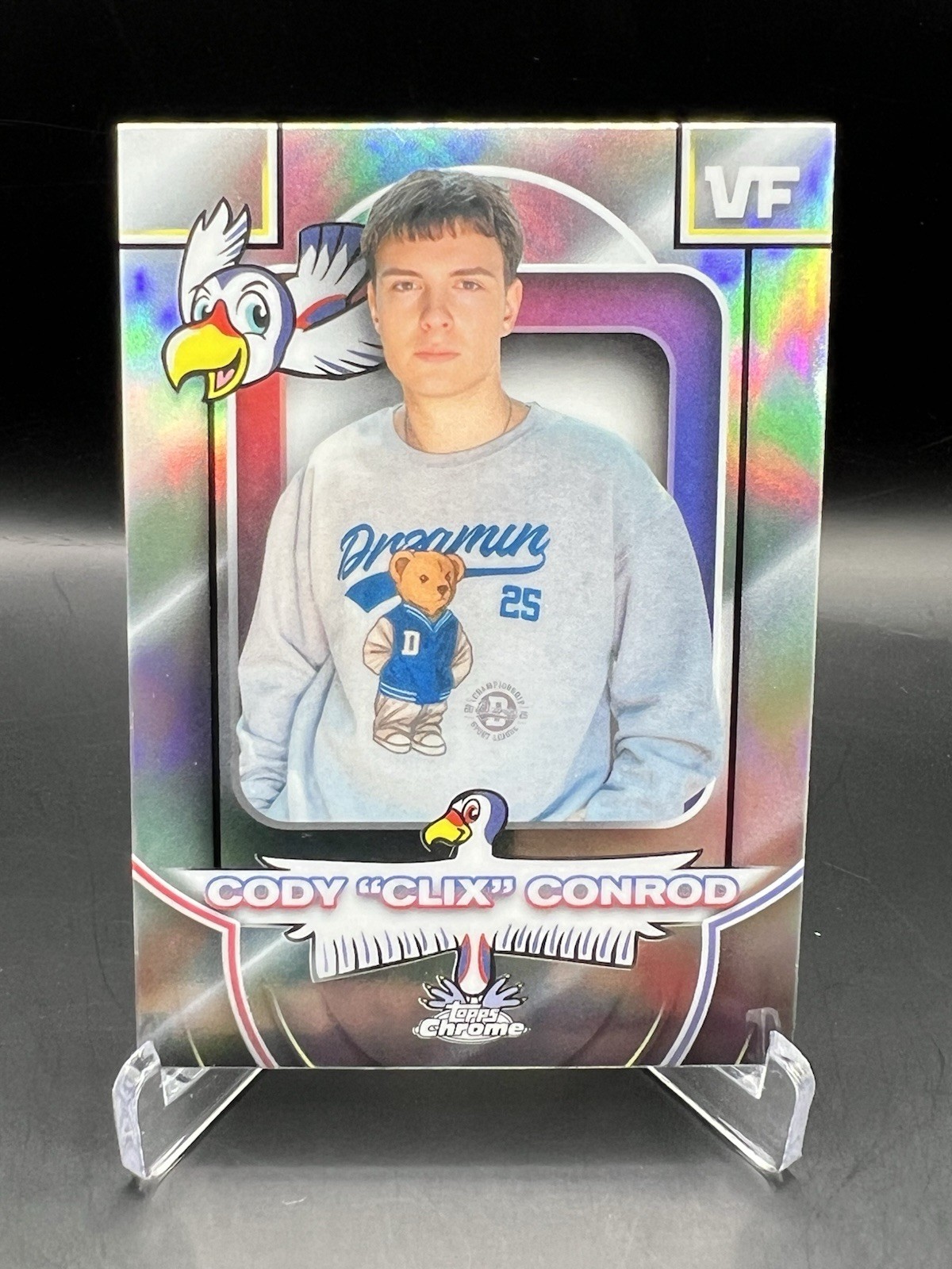 2026 Topps Chrome VeeFriends Cody "Clix" Conrod Content Condors #CC-CL