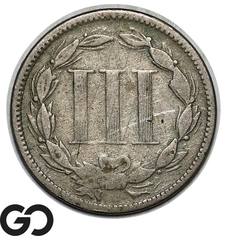 1872 Three Cent Nickel - Image 2 of 3