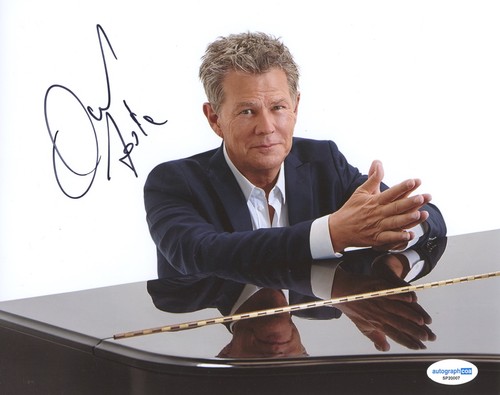 David Foster Signed Autograph 8x10 Photo Composer Producer Whitney Houston ACOA