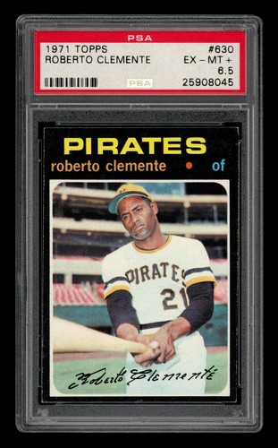 1971 Topps Set-Break #630 Roberto Clemente PSA 6.5 EX-MT+