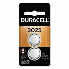 2 Pack Duracell CR2025 3 Volt Battery ECR2025 CR 2025 DL2025