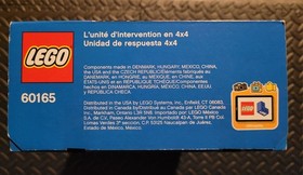 LEGO CITY 60165: 4 x 4 Response Unit  New & Factory Sealed, Retired & Rare