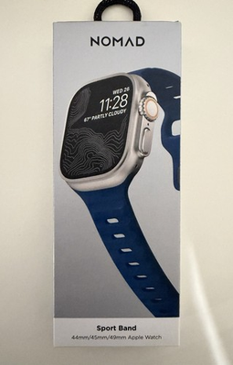 #ad Nomad Apple Watch Sport Band 44 45 49mm Atlantic Blue $29.99